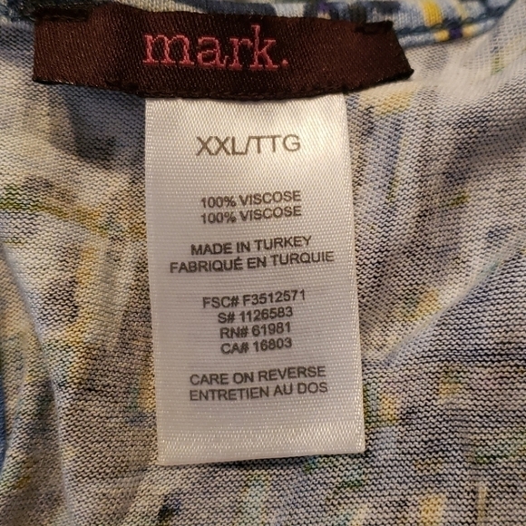 Mark. Batik Print Open Back Dress See Measurements - Picture 9 of 15